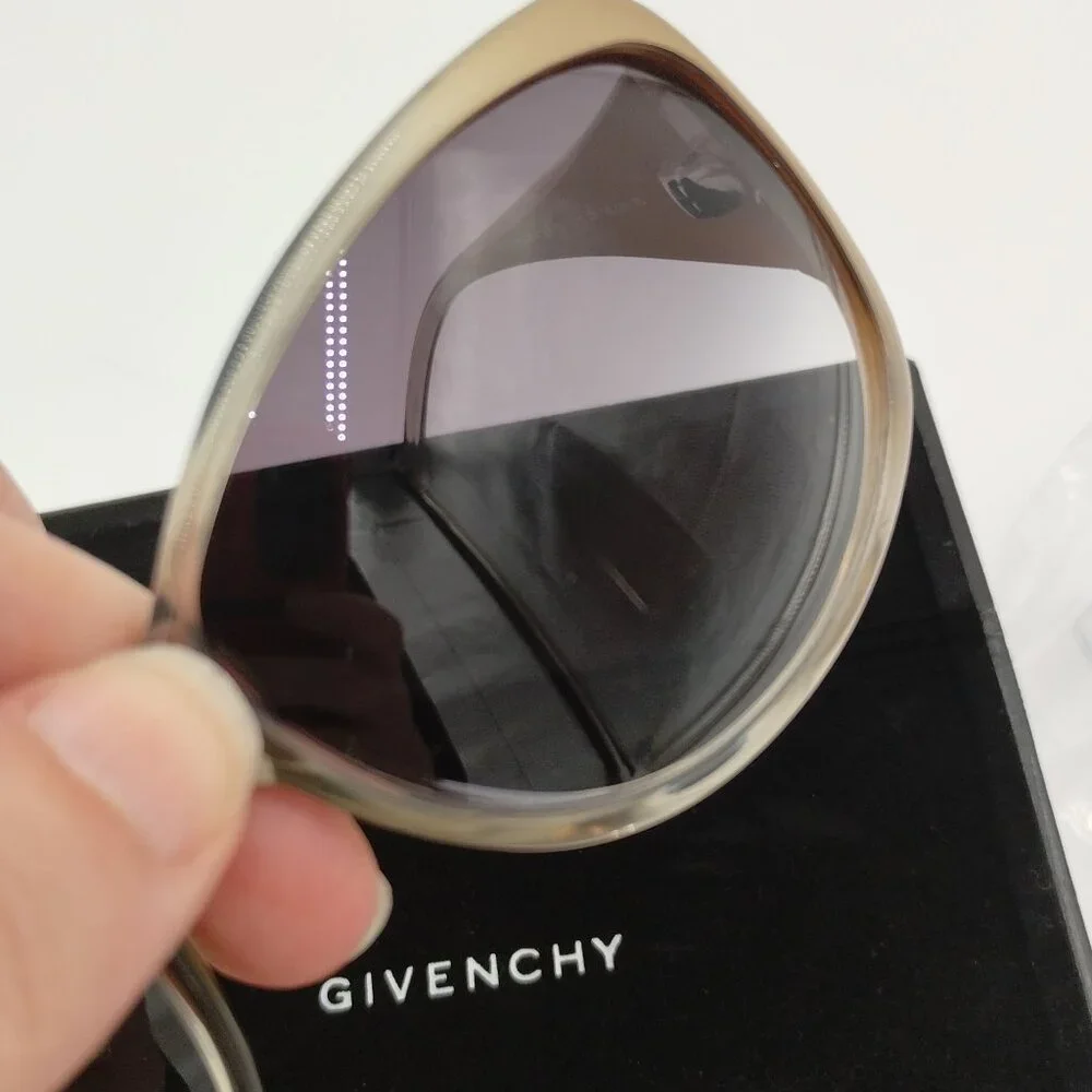 Givenchy SGV 722 Gold/Black Sunglasses